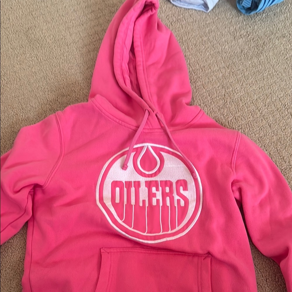 Pink Oilers Hoodie